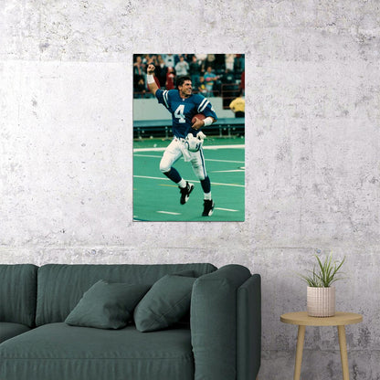Jim Harbaugh 1991 Chıcago Match Poster Wall Art Print Home Wall Decor