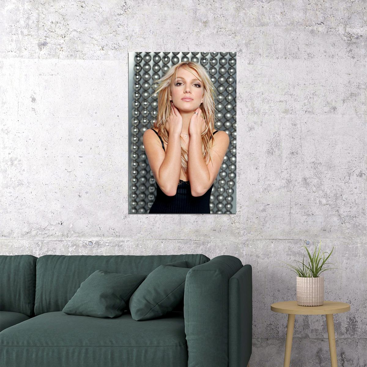 Young Britney Spears Producer Artist Actor Dancer Poster Wall Art Print Home Wall Decor