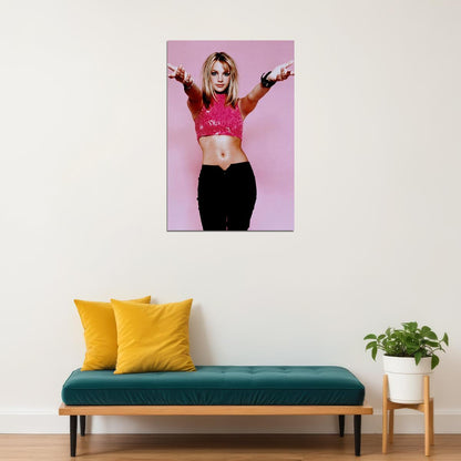 Young Britney Spears Actor Producer Artist Dancer Poster Wall Art Print Home Wall Decor