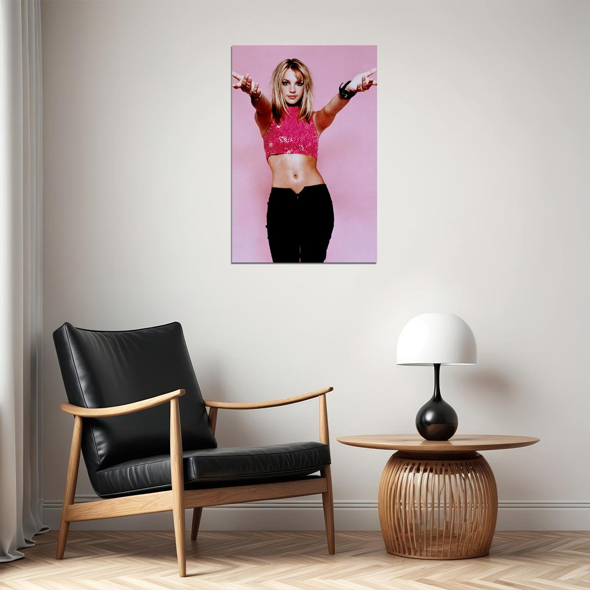 Young Britney Spears Actor Producer Artist Dancer Poster Wall Art Print Home Wall Decor