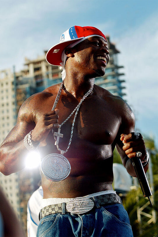 50 Cent Bullet Hole Actor Song Rapper Artist Poster Wall Art Print Home Wall Decor - xonomax