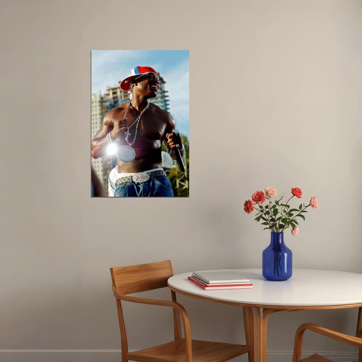 50 Cent Bullet Hole Actor Song Rapper Artist Poster Wall Art Print Home Wall Decor - xonomax