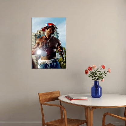 50 Cent Bullet Hole Actor Song Rapper Artist Poster Wall Art Print Home Wall Decor - xonomax