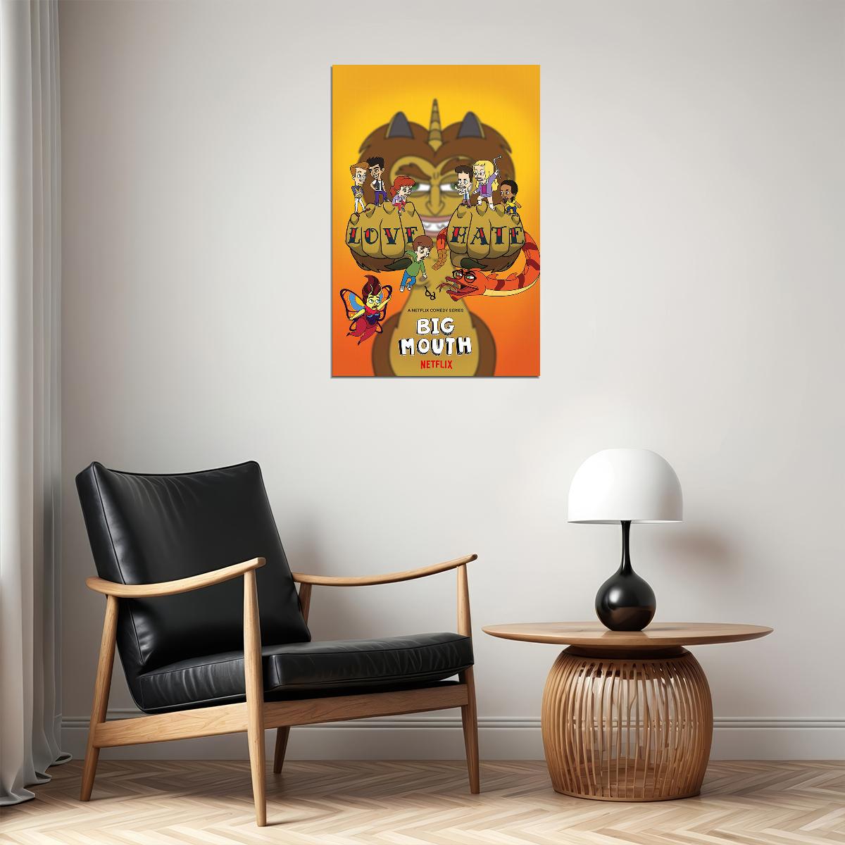Big Mouth Aniamtion Comedy Romance Poster Wall Art Print Home Wall Decor - xonomax