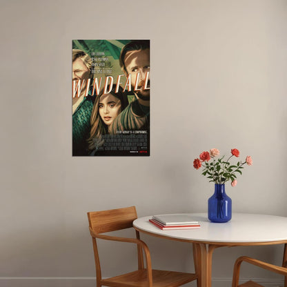 Windfall Movie Crime Drama Thriller Poster Wall Art Print Home Wall Decor - xonomax
