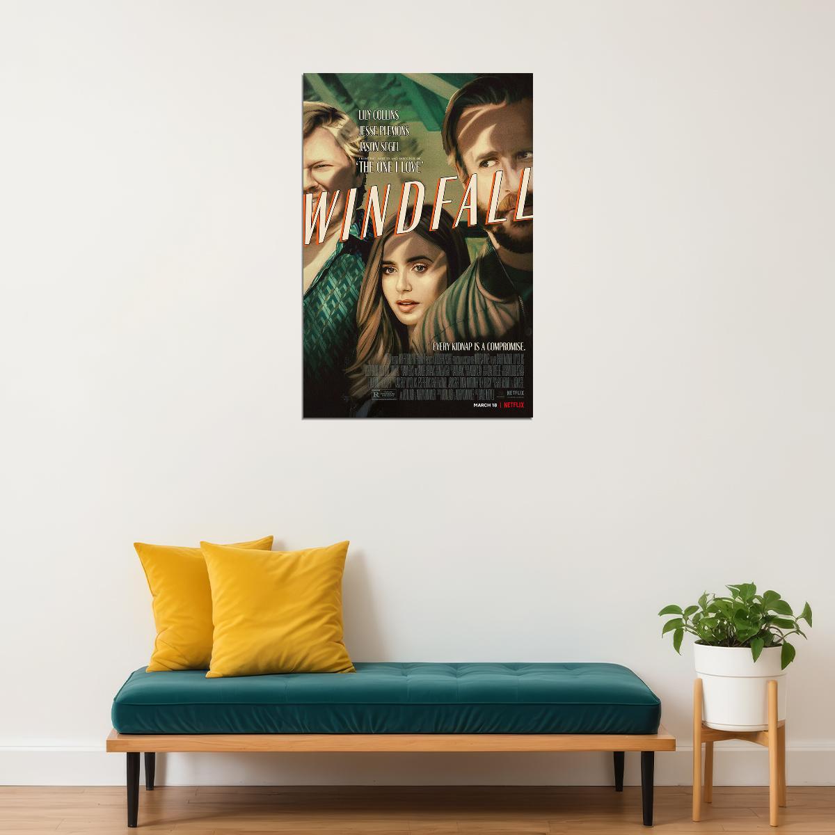 Windfall Movie Crime Drama Thriller Poster Wall Art Print Home Wall Decor - xonomax