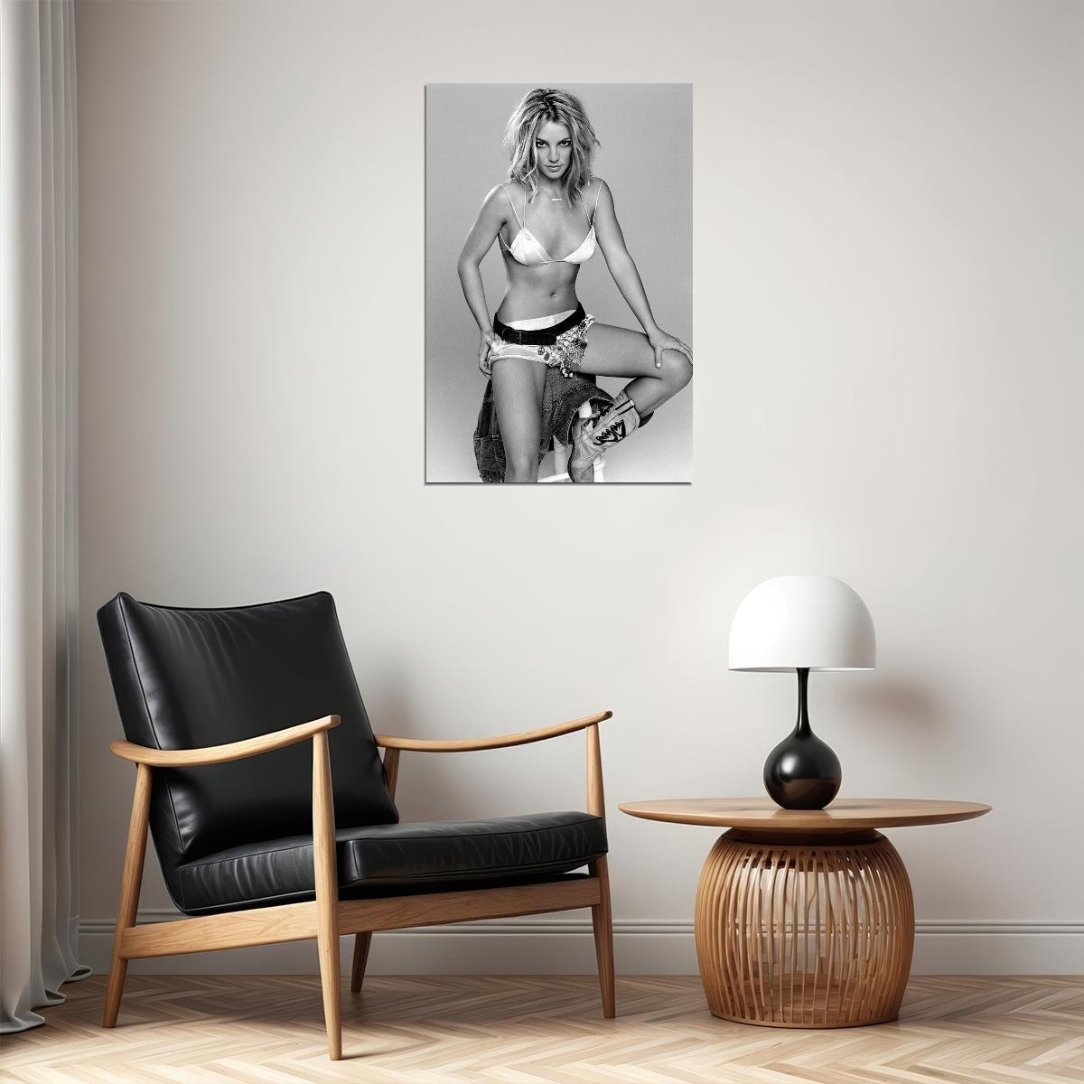 Young Britney Spears Producer Artist Actor Dancer Poster Wall Art Print Home Wall Decor