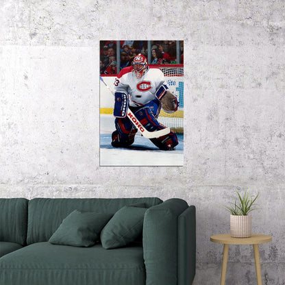 Hockey Patrick Roy Montreal Sports Poster Wall Art Print Home Wall Decor - xonomax