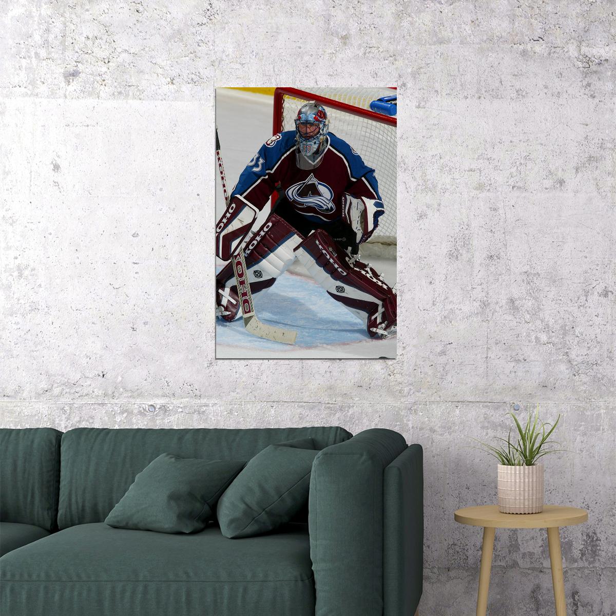 Hockey Patrick Roy Montreal Poster Wall Art Print Home Wall Decor - xonomax