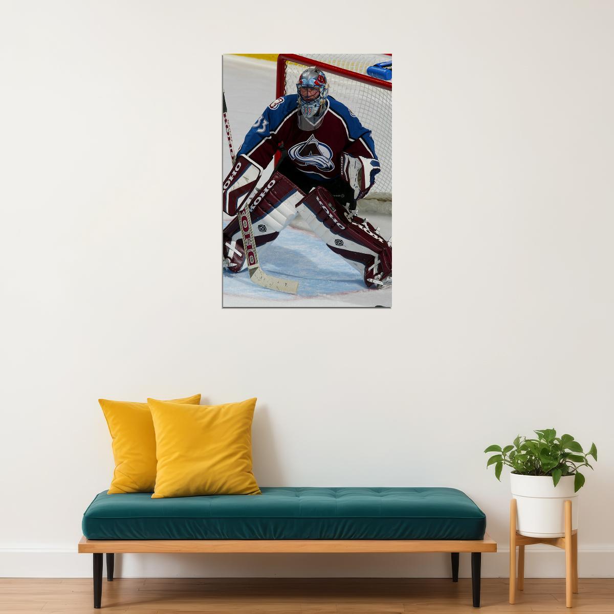 Hockey Patrick Roy Montreal Poster Wall Art Print Home Wall Decor - xonomax