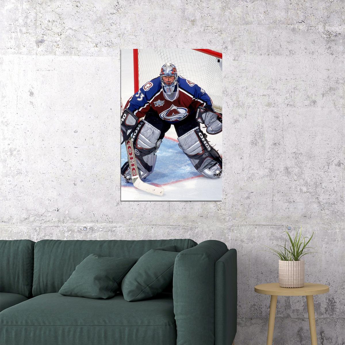 Hockey Patrick Roy Montreal Photo Poster Wall Art Print Home Wall Decor - xonomax