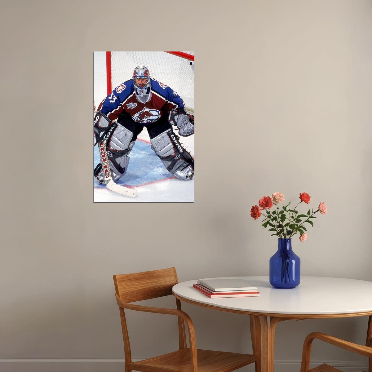 Hockey Patrick Roy Montreal Photo Poster Wall Art Print Home Wall Decor - xonomax