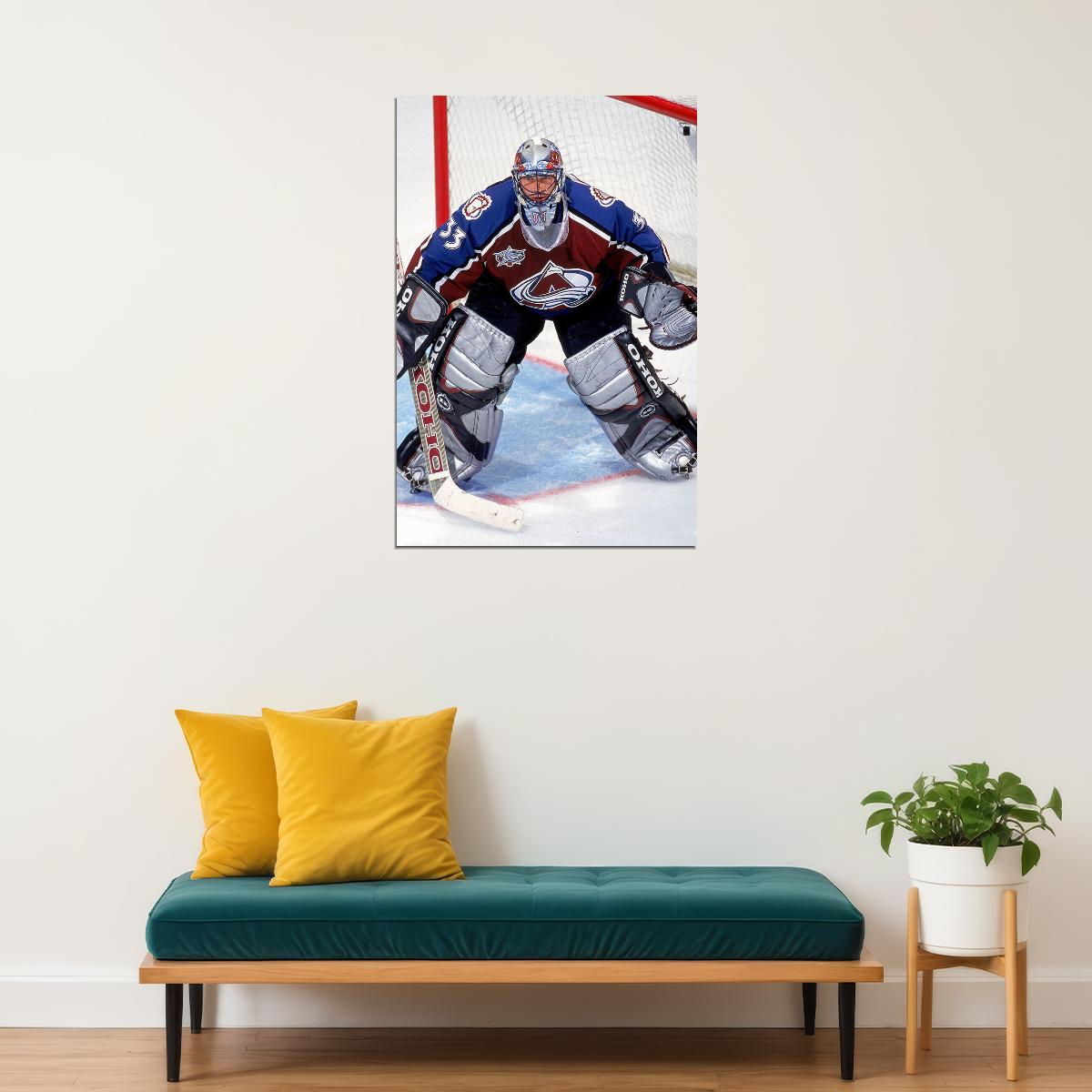 Hockey Patrick Roy Montreal Photo Poster Wall Art Print Home Wall Decor - xonomax