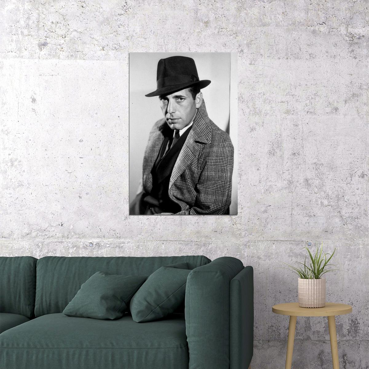 Humphrey Bogart İdealist Adventurer Poster Wall Art Print Home Wall Decor - xonomax