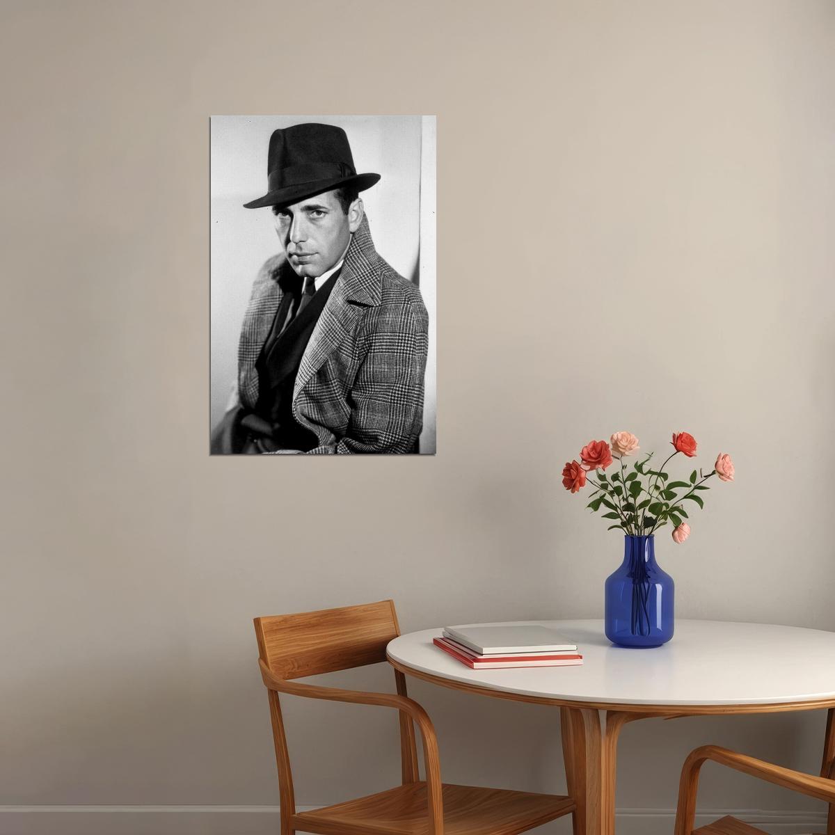 Humphrey Bogart İdealist Adventurer Poster Wall Art Print Home Wall Decor - xonomax