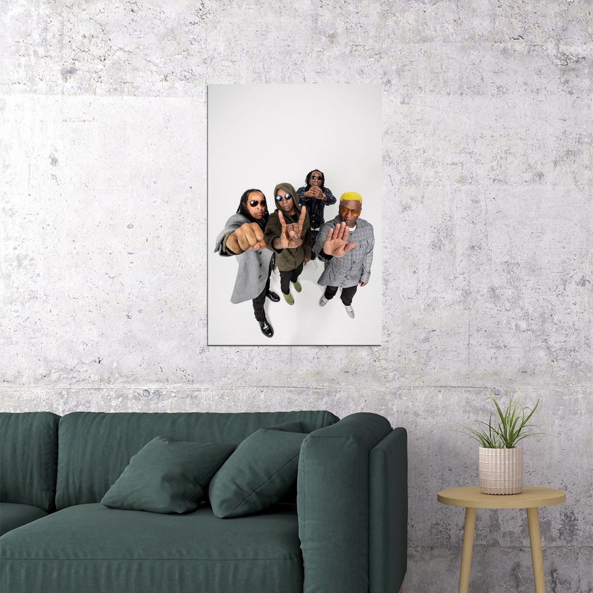 Living Colour Music Group Pose Poster Wall Art Print Home Wall Decor - xonomax