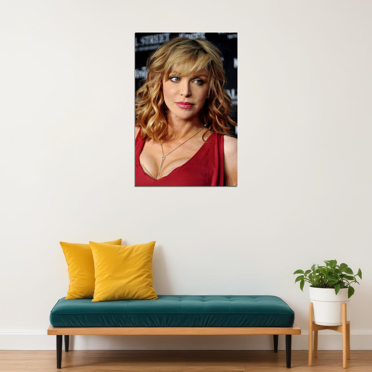 Courtney Love Posed Songwriter Musician Artist Poster Wall Art Print Home Wall Decor - xonomax