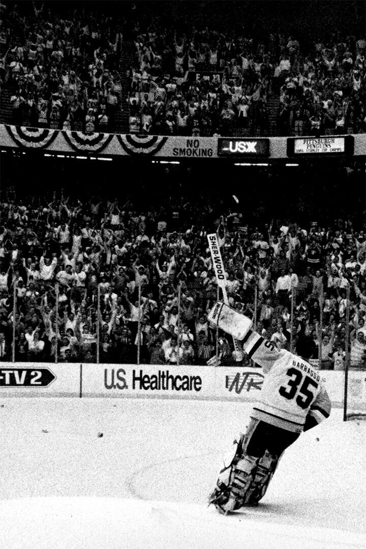 Hockey Tom Barrasso Pittsburg Poster Wall Art Print Home Wall Decor - xonomax