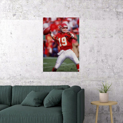 Football Joe Montana Kansas City Poster Wall Art Print Home Wall Decor - xonomax