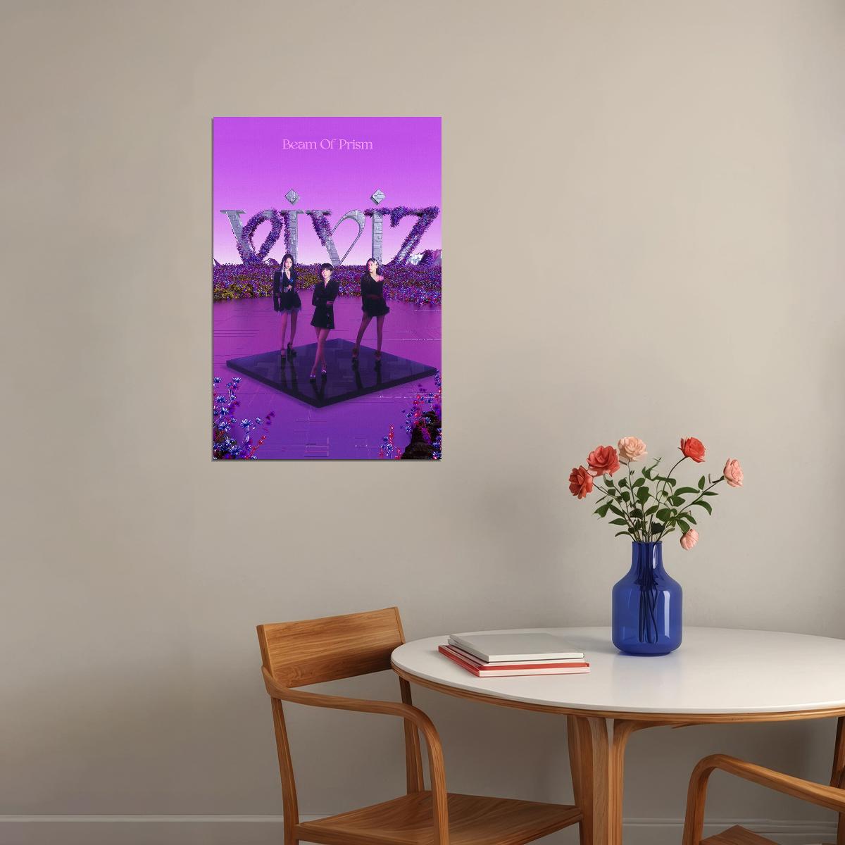 Viviz Girl Group Beam Of Prism Music Album Poster Wall Art Print Home Wall Decor - xonomax
