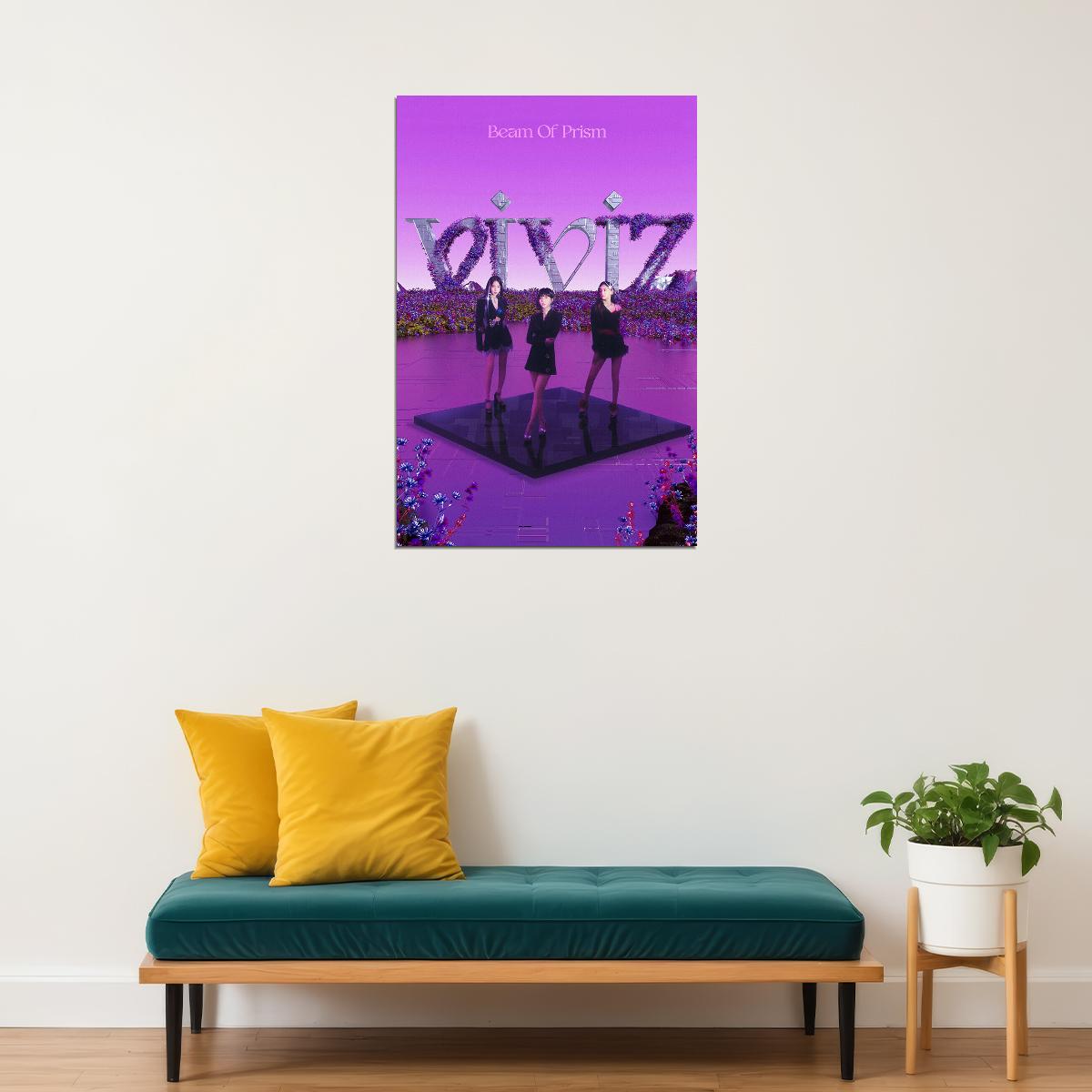 Viviz Girl Group Beam Of Prism Music Album Poster Wall Art Print Home Wall Decor - xonomax