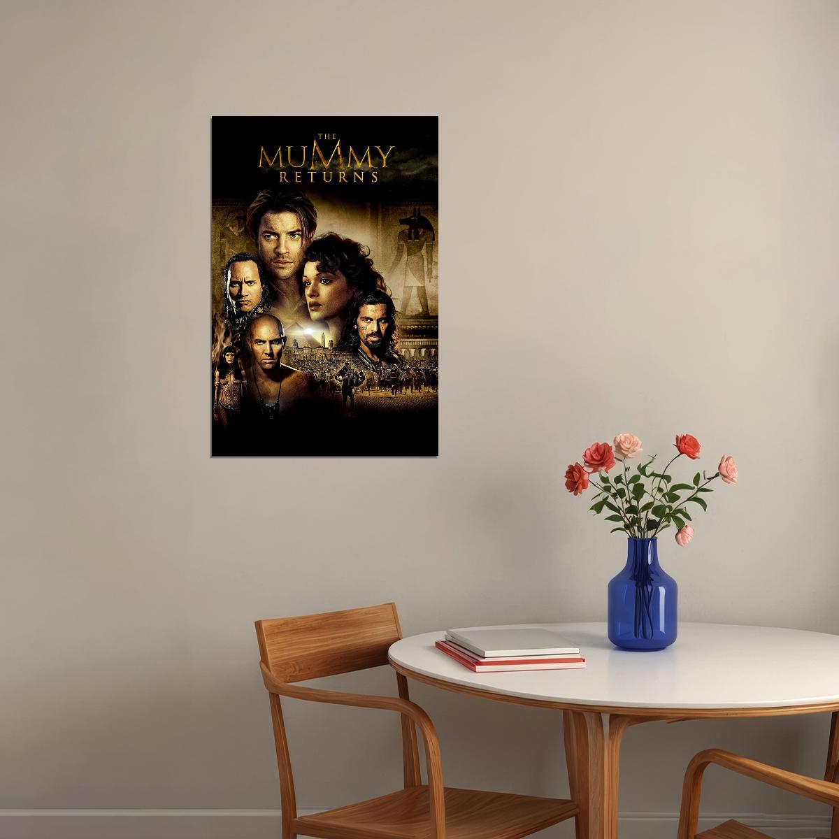 The Mummy Returns Movie Adventure Fantasy Poster Wall Art Print Home Wall Decor - xonomax