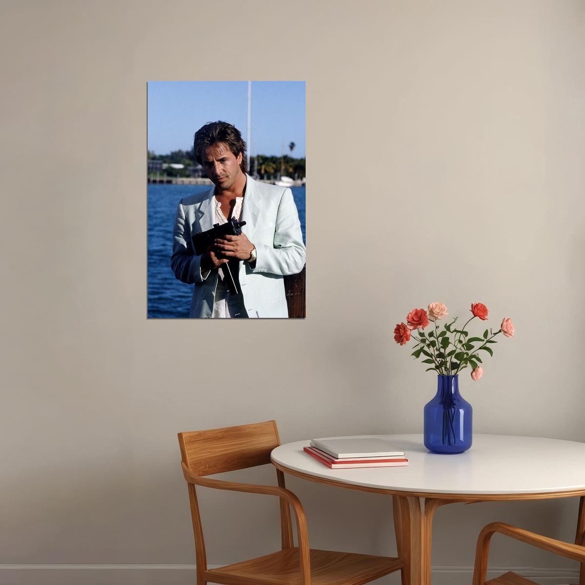 Don Johnson Miami Vice Movie Actor Poster Wall Art Print Home Wall Decor - xonomax