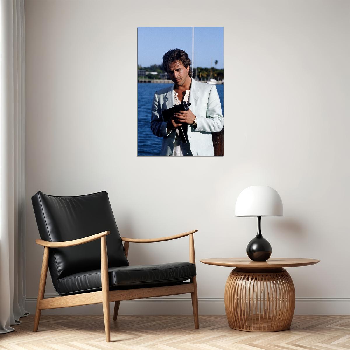 Don Johnson Miami Vice Movie Actor Poster Wall Art Print Home Wall Decor - xonomax