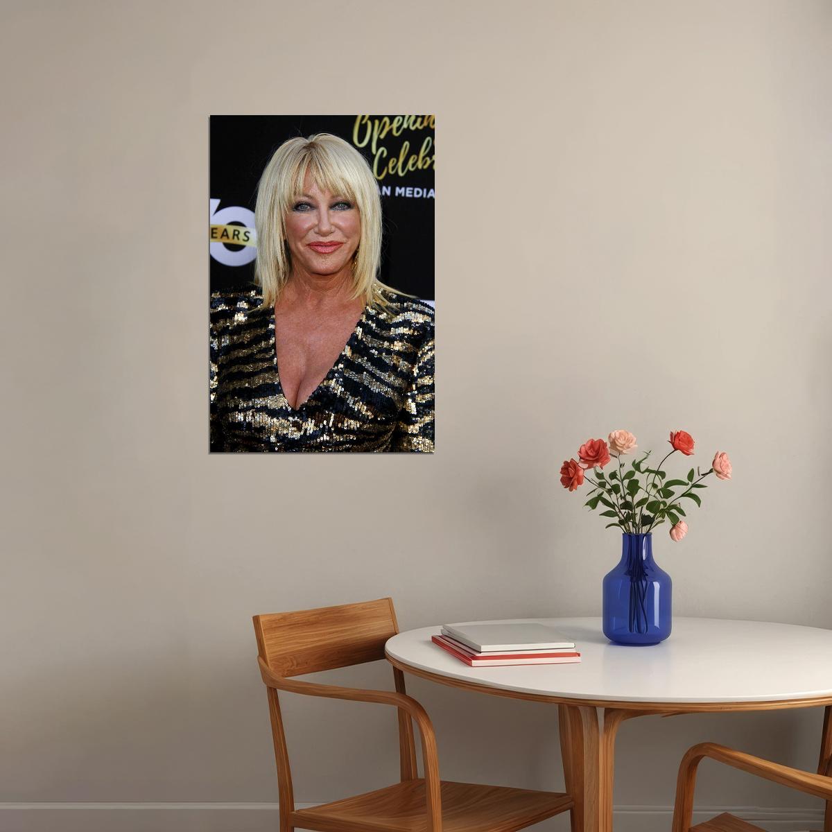 Suzanne Somers Business Person Record Producer Poster Wall Art Print Home Wall Decor - xonomax