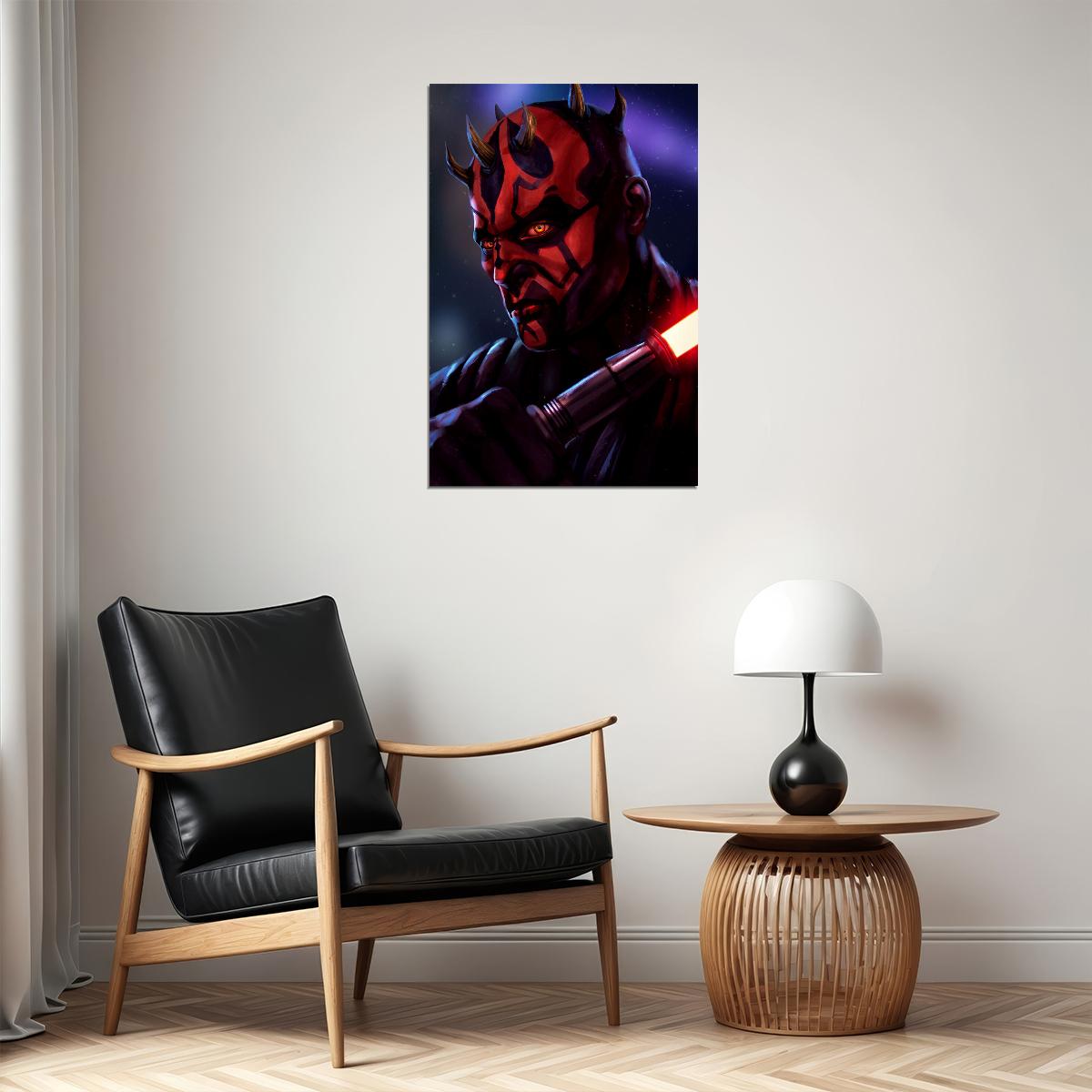 Star Wars Movie Action Darth Maul Poster Wall Art Print Home Wall Decor - xonomax