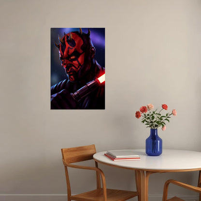 Star Wars Movie Action Darth Maul Poster Wall Art Print Home Wall Decor - xonomax