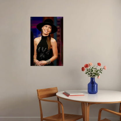 Shania Twain Black Hat Photo Poster Wall Art Print Home Wall Decor - xonomax