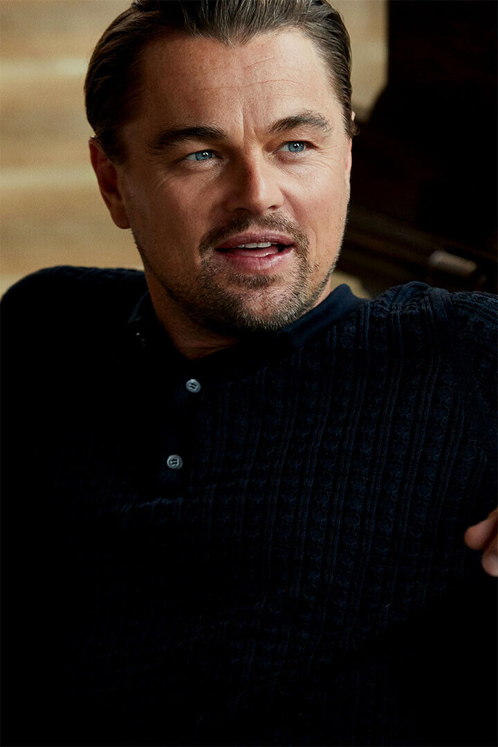 Actor Actress Leonardo Dicaprio In Black Jacket Poster Wall Art Print Home Wall Decor - xonomax