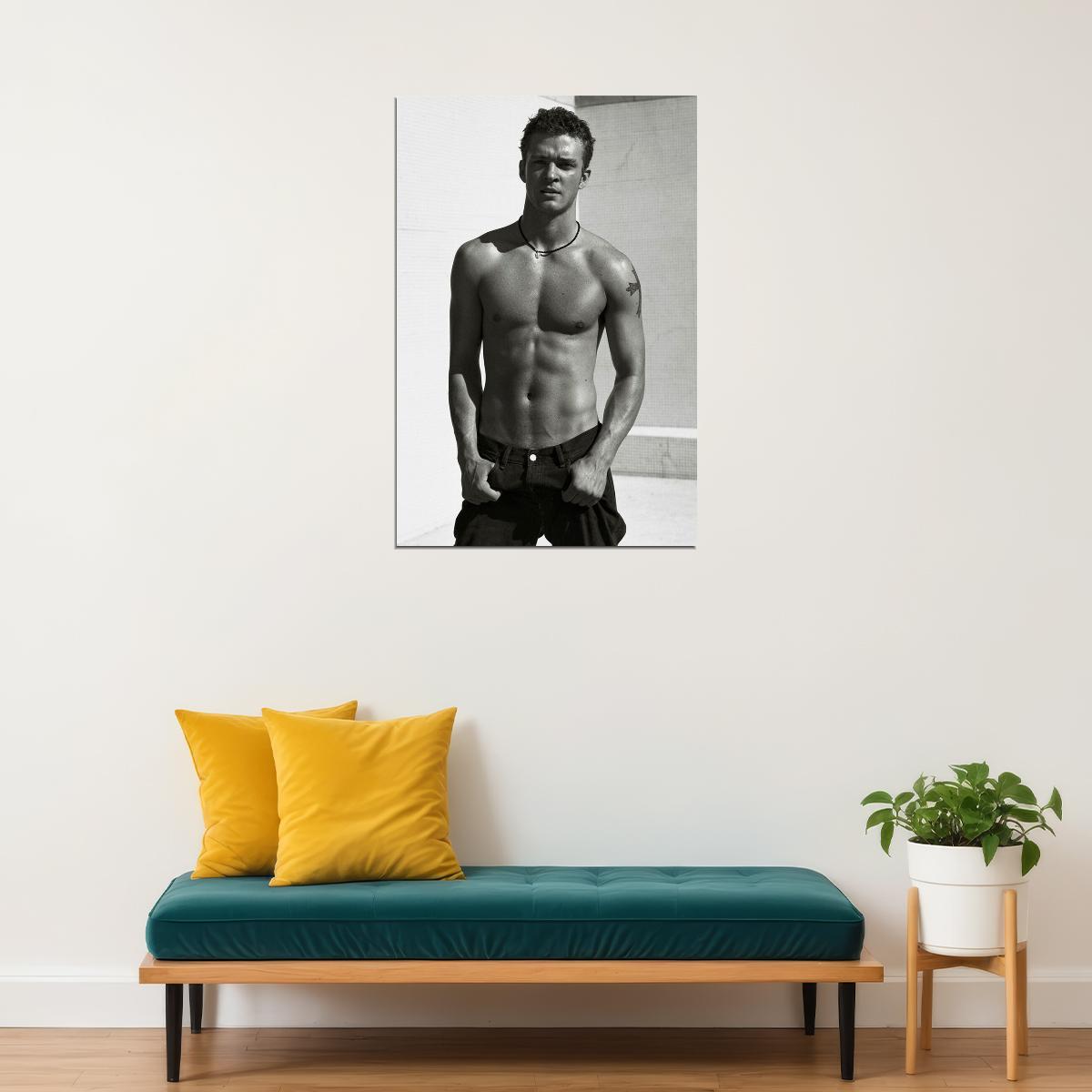 Justin Timberlake Posed N Sync Artist Musician Poster Wall Art Print Home Wall Decor - xonomax