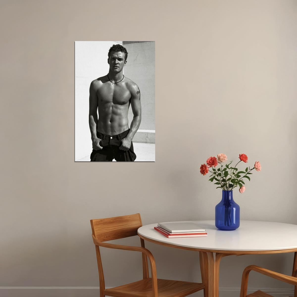 Justin Timberlake Posed N Sync Artist Musician Poster Wall Art Print Home Wall Decor - xonomax