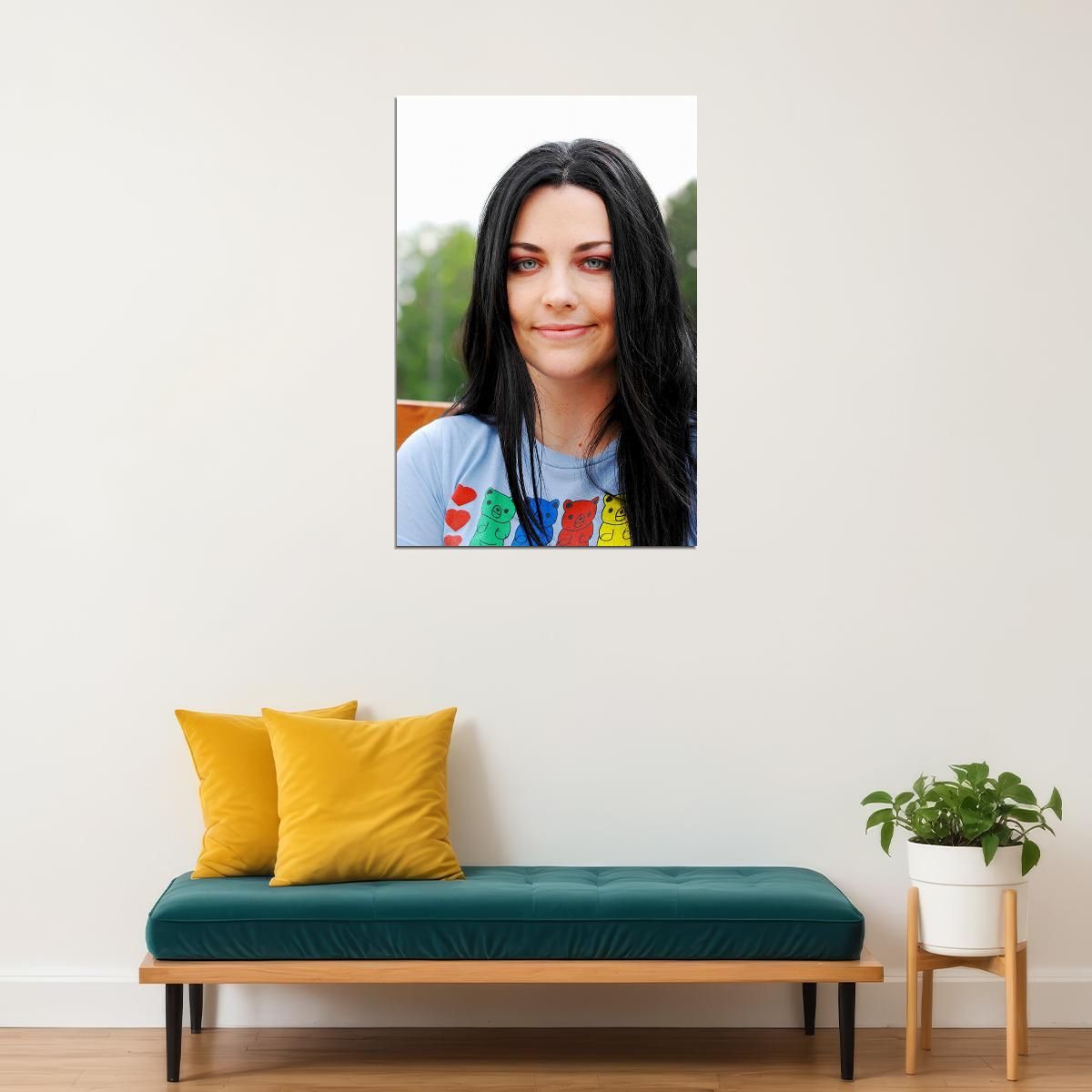 Amy Leee Evanescence Beautiful Singer Musician Poster Wall Art Print Home Wall Decor - xonomax