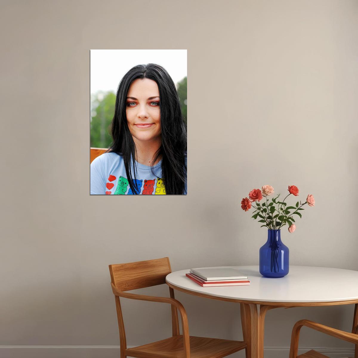 Amy Leee Evanescence Beautiful Singer Musician Poster Wall Art Print Home Wall Decor - xonomax
