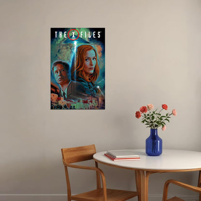 X-files Movie Mulder And Scully Crime Drama Poster Wall Art Print Home Wall Decor - xonomax