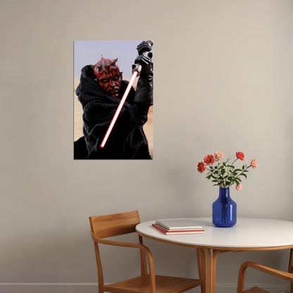 Star Wars Movie Action Darth Maul Poster Wall Art Print Home Wall Decor - xonomax