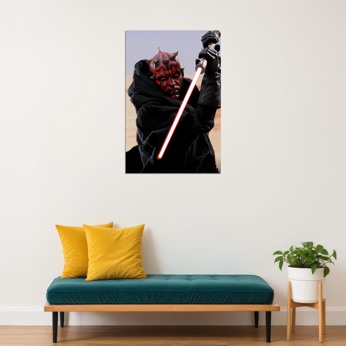 Star Wars Movie Action Darth Maul Poster Wall Art Print Home Wall Decor - xonomax