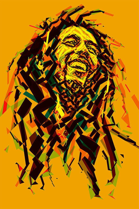 Bob Marley Natural Mystic Singer Reggae Poster Wall Art Print Home Wall Decor - xonomax