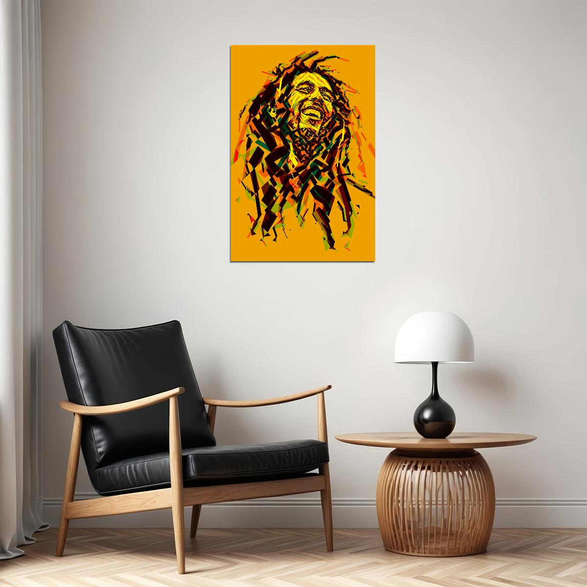 Bob Marley Natural Mystic Singer Reggae Poster Wall Art Print Home Wall Decor - xonomax
