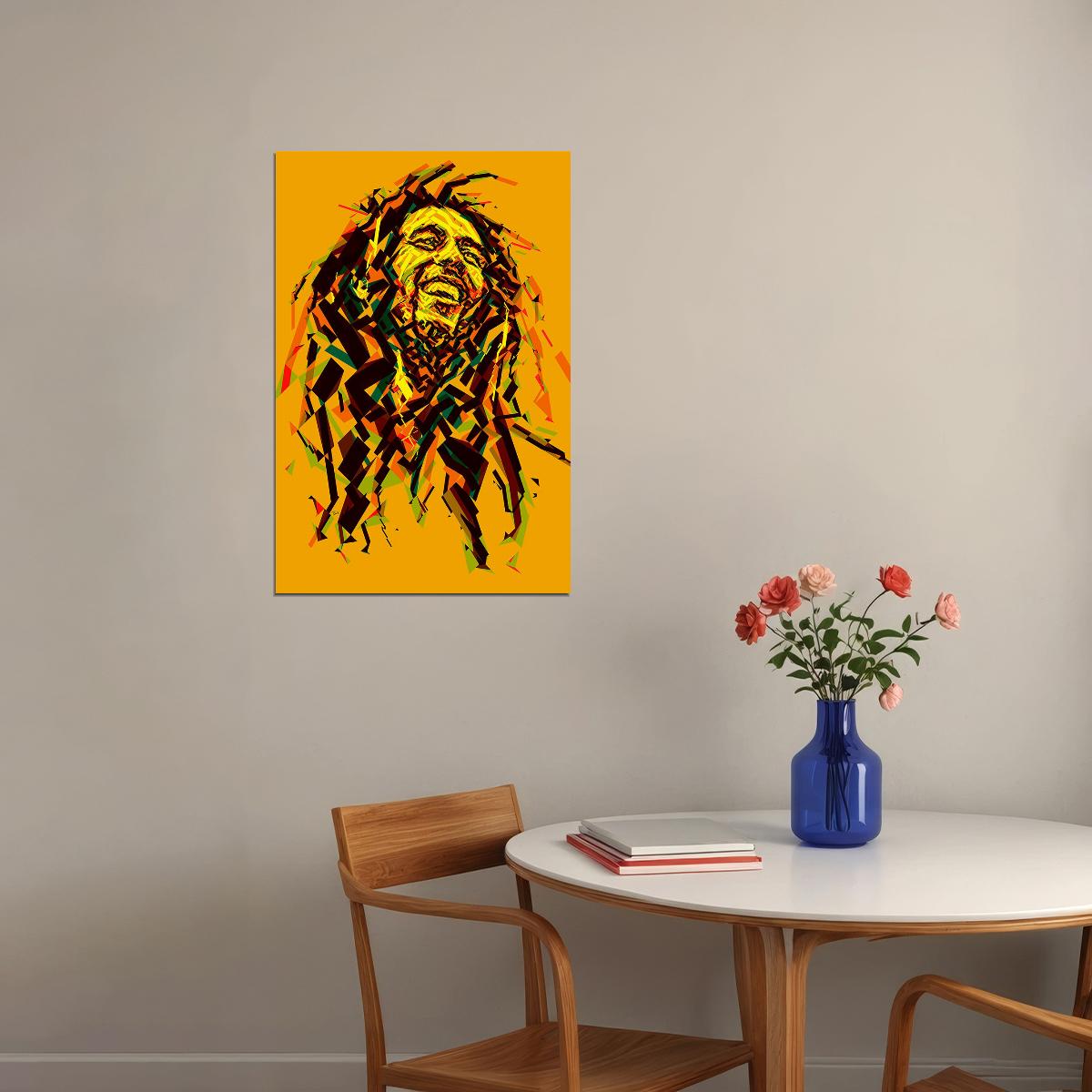 Bob Marley Natural Mystic Singer Reggae Poster Wall Art Print Home Wall Decor - xonomax