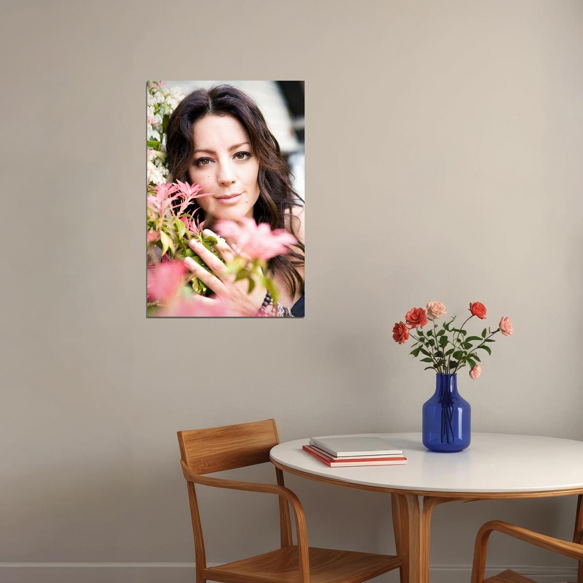 Sarah Mclachlan With The Flowers Musician Artist Poster Wall Art Print Home Wall Decor