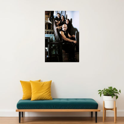 Disturbed Music Band Singers Men Poster Wall Art Print Home Wall Decor - xonomax