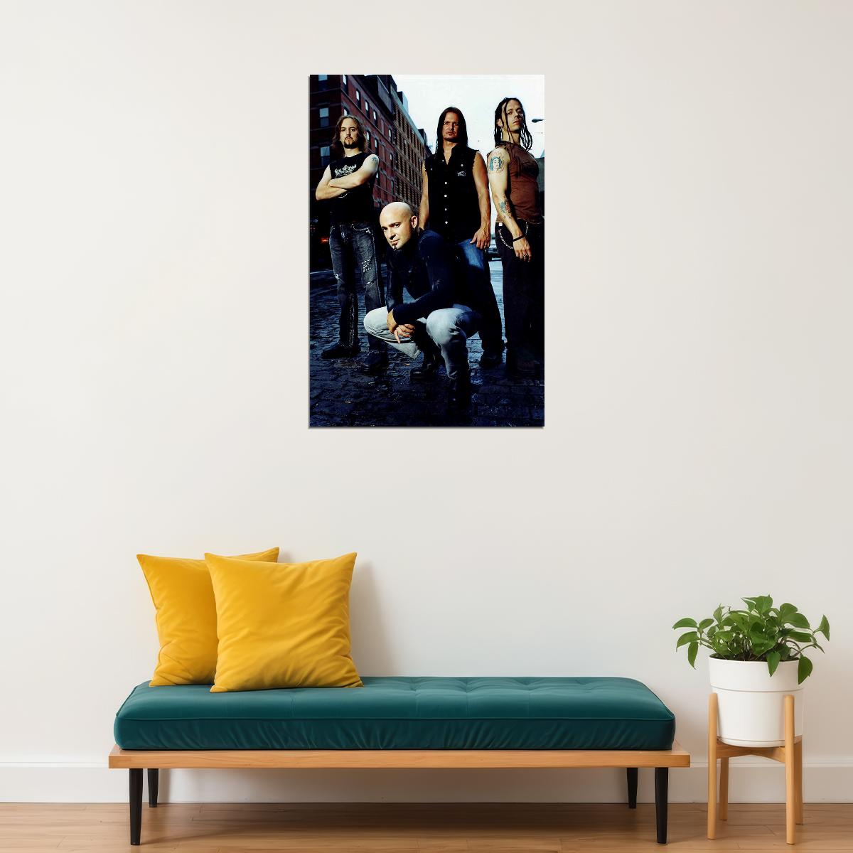 Disturbed Music Band Men Singers Poster Wall Art Print Home Wall Decor - xonomax