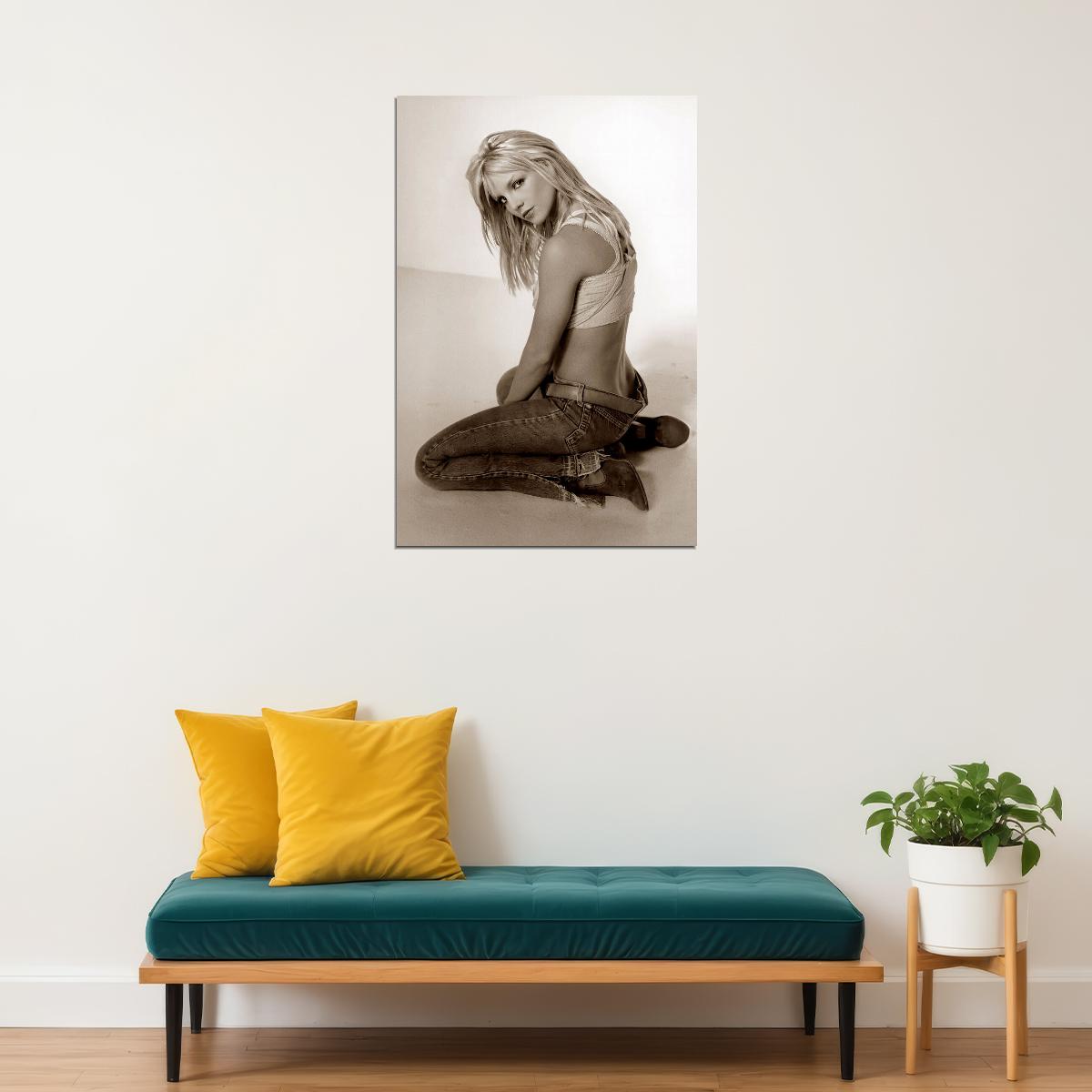 Young Britney Spears Artist Actor Producer Dancer Poster Wall Art Print Home Wall Decor