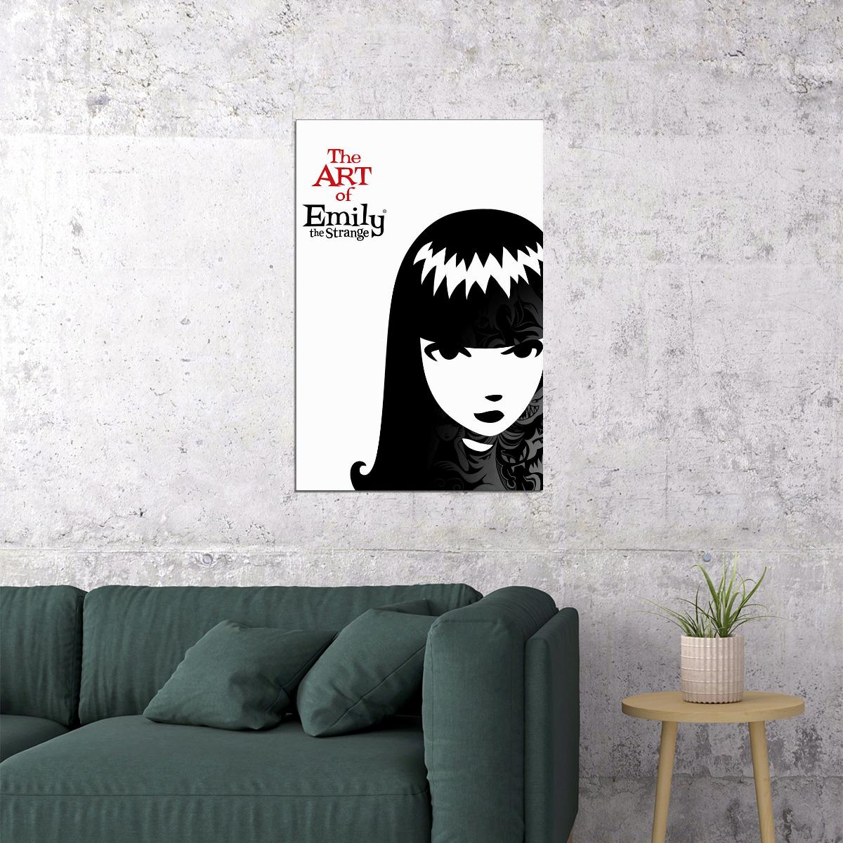 Emily The Strange Fictional Character Poster Wall Art Print Home Wall Decor - xonomax