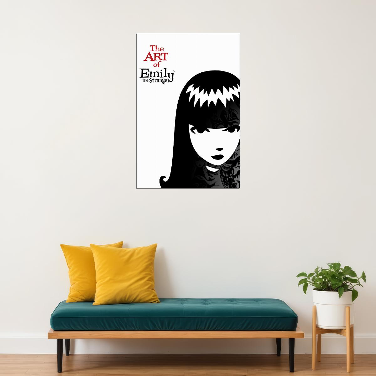 Emily The Strange Fictional Character Poster Wall Art Print Home Wall Decor - xonomax