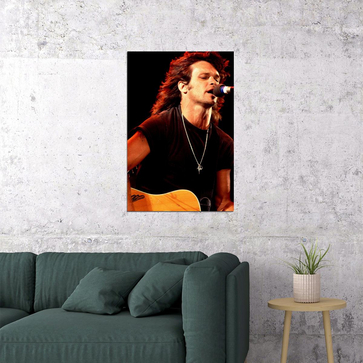 John Cougar Mellencamp Singer Songwriter Poster Wall Art Print Home Wall Decor